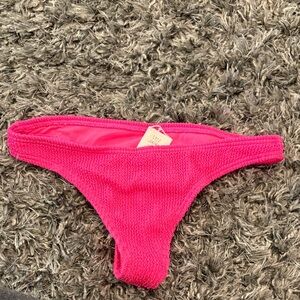 Pink Textured Bikini Bottom from Tilly’s